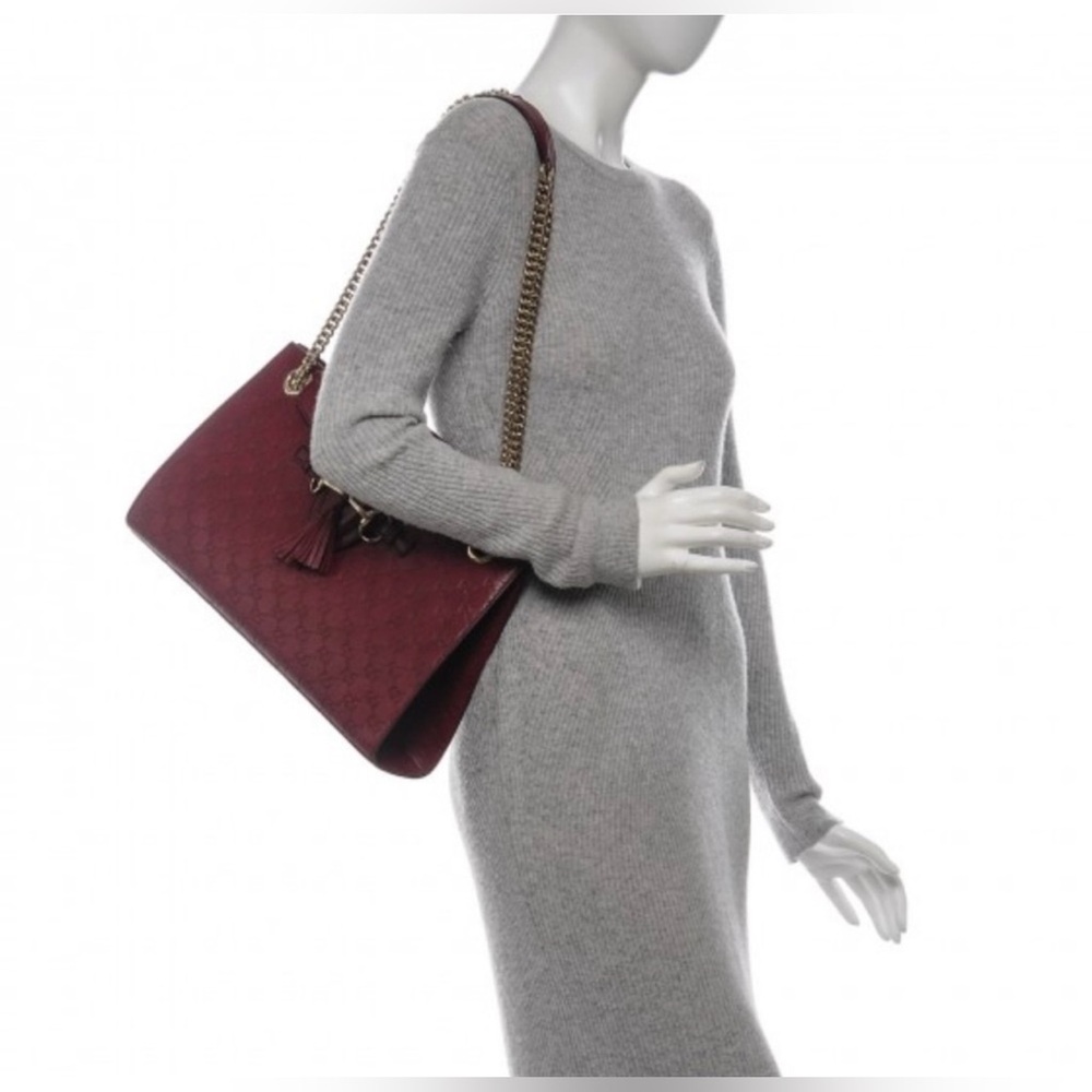EUC Microguccissima Large Emily Chain Shoulder Bag - Picture 2 of 10